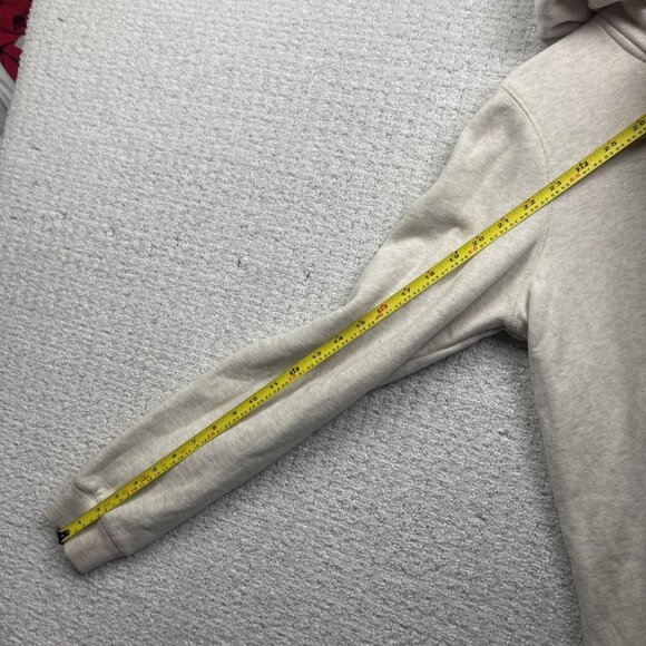 Y2K ROXY Full zip Hoodie Fleece Off-White / Green Skater Surf Beach Women Sz M - Picture 13 of 16